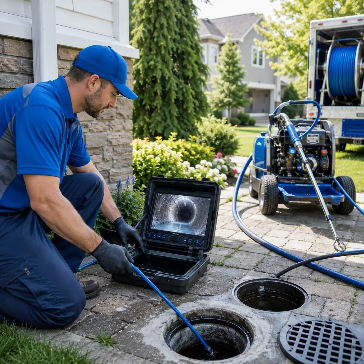 Outdoor drain cleaning professionals serving Justice, IL
